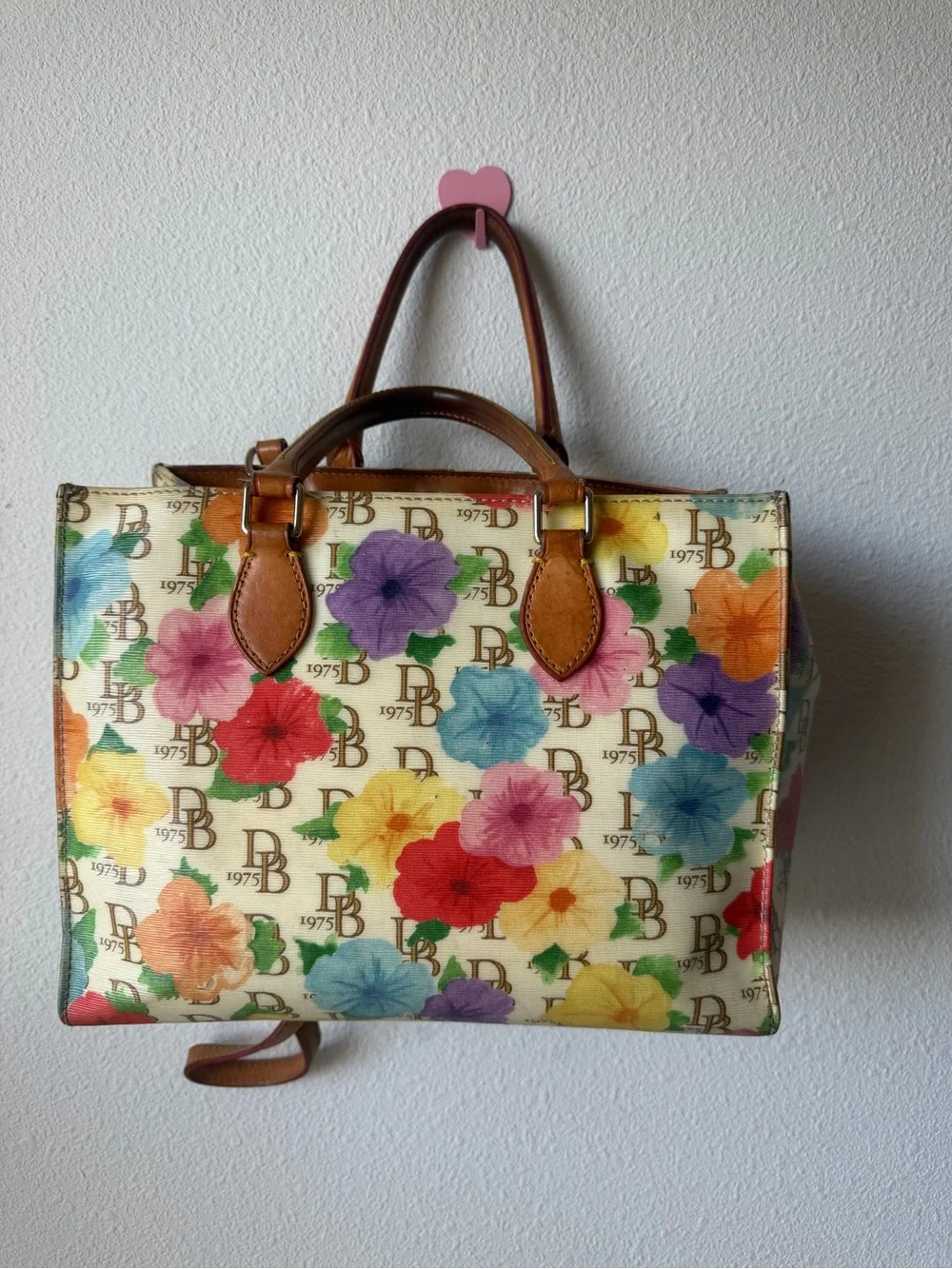 Dooney & Bourke Multicolor Floral Tote Bag
